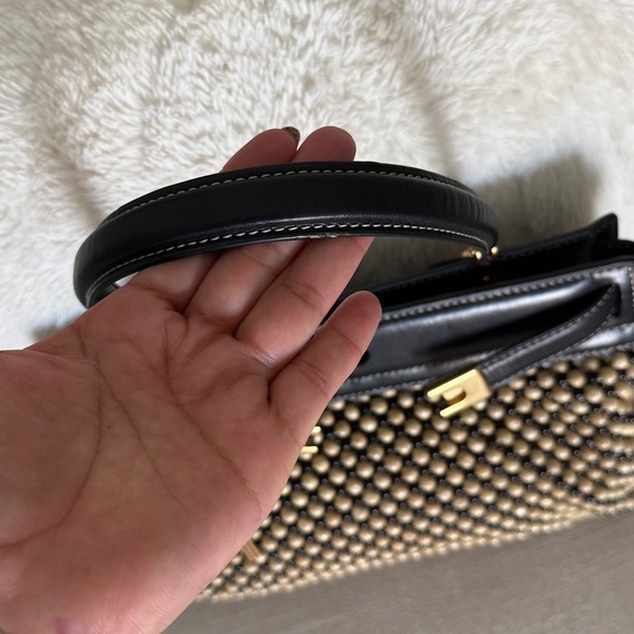 TORY BURCH LEE RADZIWILL BEADED TOP HANDLE SMALL BAG LIMITED EDITION •••Read••• - Picture 6 of 16